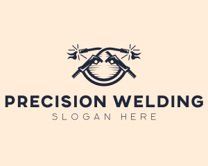 Welding - Blowtorch Welding Fabrication logo design