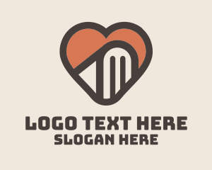 Librarian - Heart Book logo design
