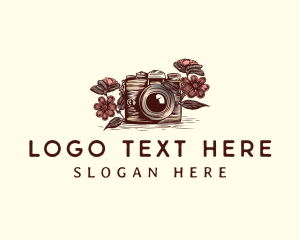 Event Photography - Camera Floral Photography logo design