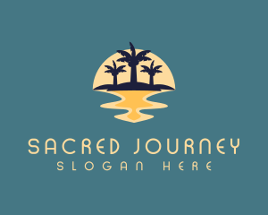 Pilgrimage - Island Beach Tour logo design