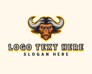 Horn - Bull Gaming Avatar logo design