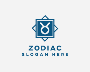 Taurus Zodiac Sign logo design