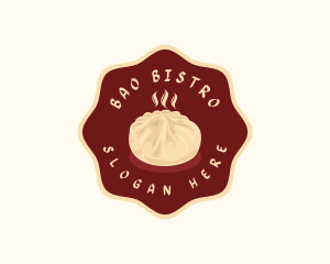 Bao - Chinese Steamed Bun Dumpling logo design