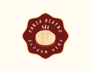 Chinese Steamed Bun Dumpling logo design