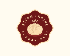 Chinese Steamed Bun Dumpling logo design