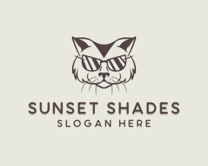 Shades - Shades Cat Hipster logo design
