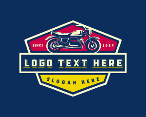 Racing - Retro Motorcycle Bike logo design