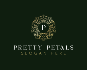 Floral Premium Mandala logo design