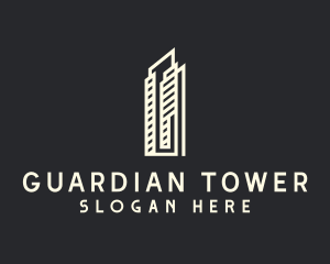 Office Space Building Tower logo design