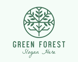 Green Mangrove Forest logo design