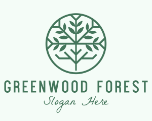 Green Mangrove Forest logo design