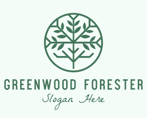 Green Mangrove Forest logo design