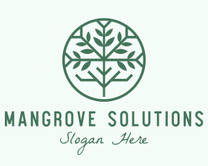 Mangrove - Green Mangrove Forest logo design