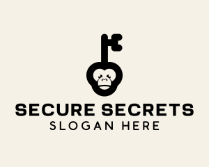 Confidential - Monkey Security Key logo design