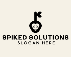 Monkey Security Key logo design