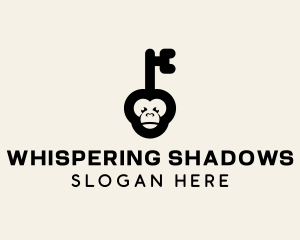 Secret - Monkey Security Key logo design