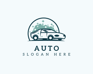 Auto Detailing Car Wash logo design