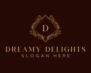 Premium Luxury Wreath logo design