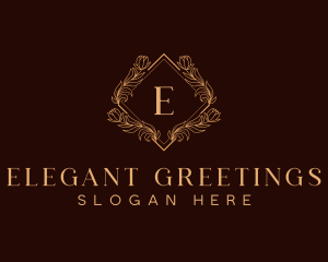 Premium Luxury Wreath logo design