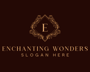 Premium Luxury Wreath logo design