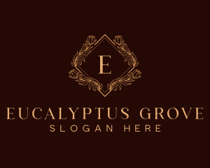 Premium Luxury Wreath logo design