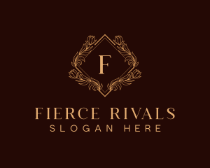 Premium Luxury Wreath logo design