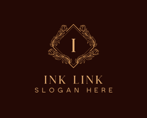 Premium Luxury Wreath logo design