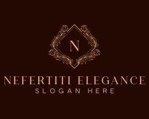 Premium Luxury Wreath logo design