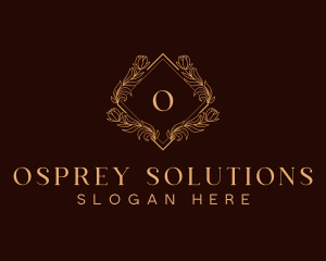 Premium Luxury Wreath logo design