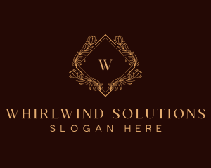 Premium Luxury Wreath logo design