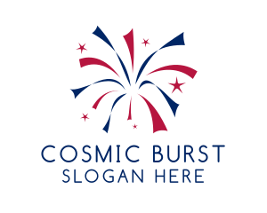 Starburst - Festival Fireworks Display logo design