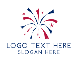 Starburst - Festival Fireworks Display logo design