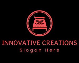 Creator - Blog Typewriter Copy logo design