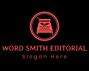 Editorial - Blog Typewriter Copy logo design