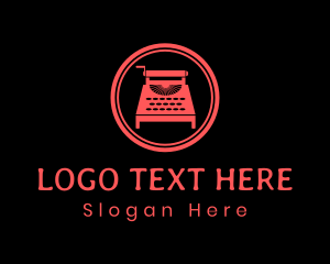 Blog Typewriter Copy Logo