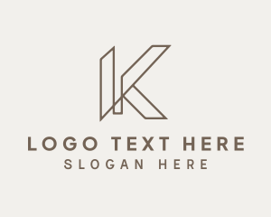 Corporation - Business Brand Studio Letter K logo design