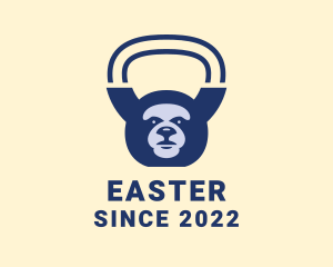 Grizzly Bear Kettlebell Fitness  logo design