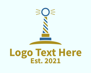 Voip - Light House Ring logo design