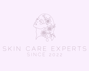 Wellness Floral Beauty Woman logo design