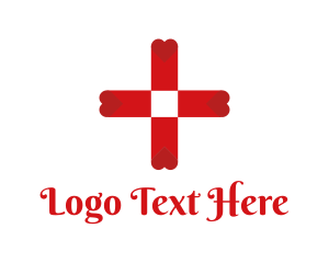 Christian - Blood Bank Cross logo design