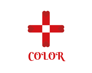 Drugstore - Blood Bank Cross logo design