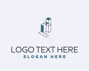 Contractor - Commercial Architect Building Realty logo design