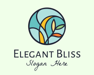 Pattern - Nature Stained Glass logo design