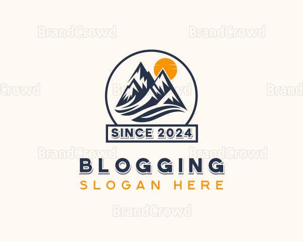 Outdoor Hiking Summit Logo