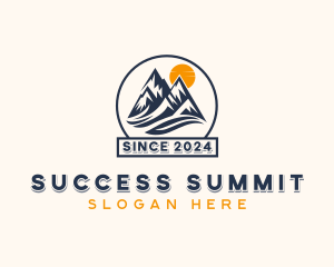 Outdoor Hiking Summit logo design