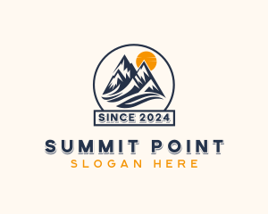 Outdoor Hiking Summit logo design