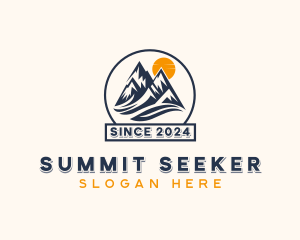 Outdoor Hiking Summit logo design