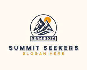 Outdoor Hiking Summit logo design