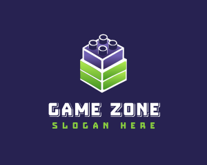 Building Block Game logo design