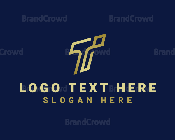 Elegant Banking Consultant Letter T Logo